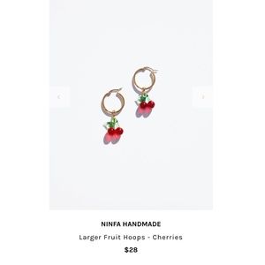 Lisa Says Gah fruit hoops - cherry 🍒